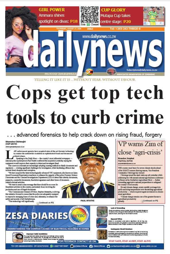 Thursday 27 August 2026